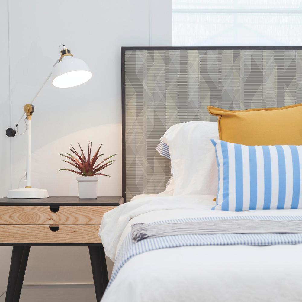Debonair Geometric Peel and Stick Wallpaper Peel and Stick Wallpaper RoomMates   