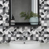 Mid-Century Geometric Peel and Stick Wallpaper Peel and Stick Wallpaper RoomMates   
