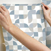 Mid-Century Geometric Peel and Stick Wallpaper Peel and Stick Wallpaper RoomMates   