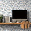 Mid-Century Geometric Peel and Stick Wallpaper Peel and Stick Wallpaper RoomMates   