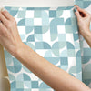 Mid-Century Geometric Peel and Stick Wallpaper Peel and Stick Wallpaper RoomMates   