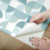 Mid-Century Geometric Peel and Stick Wallpaper Peel and Stick Wallpaper RoomMates   