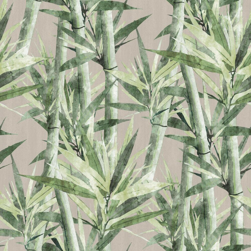 Lucky Bamboo Peel and Stick Wallpaper Peel and Stick Wallpaper RoomMates Roll Beige 