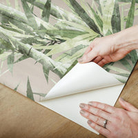 Lucky Bamboo Peel and Stick Wallpaper Peel and Stick Wallpaper RoomMates   