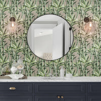 Lucky Bamboo Peel and Stick Wallpaper Peel and Stick Wallpaper RoomMates   