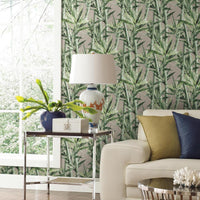 Lucky Bamboo Peel and Stick Wallpaper Peel and Stick Wallpaper RoomMates   