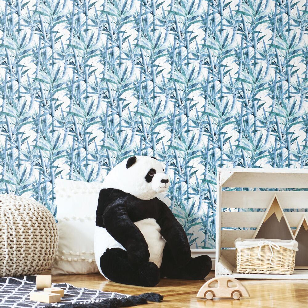 Lucky Bamboo Peel and Stick Wallpaper Peel and Stick Wallpaper RoomMates   