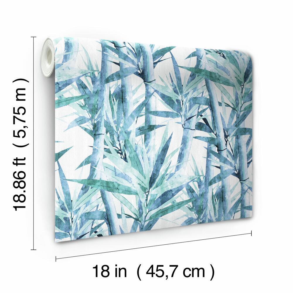 Lucky Bamboo Peel and Stick Wallpaper Peel and Stick Wallpaper RoomMates   
