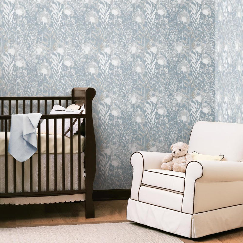 Dandelion Peel and Stick Wallpaper Peel and Stick Wallpaper RoomMates   