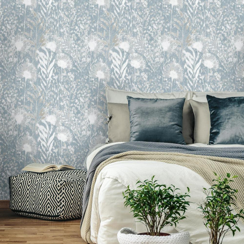 Dandelion Peel and Stick Wallpaper Peel and Stick Wallpaper RoomMates   