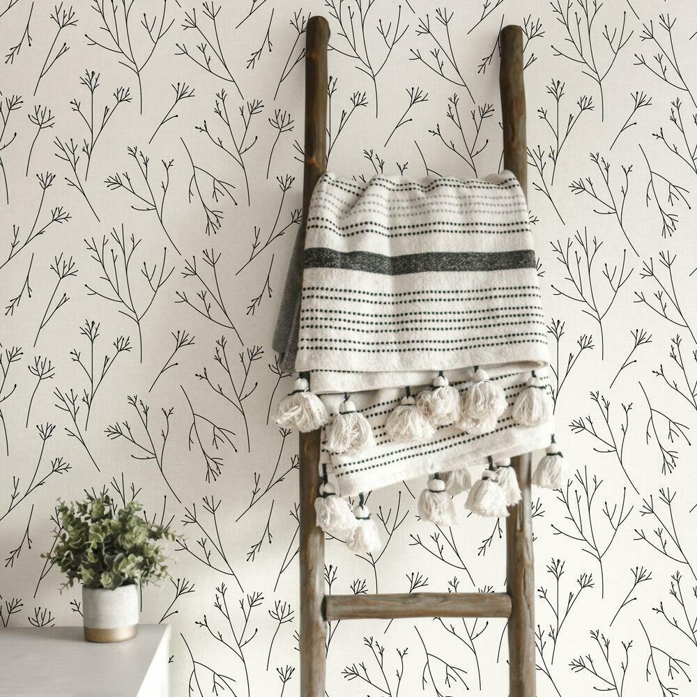 Twigs Peel and Stick Wallpaper Peel and Stick Wallpaper RoomMates   