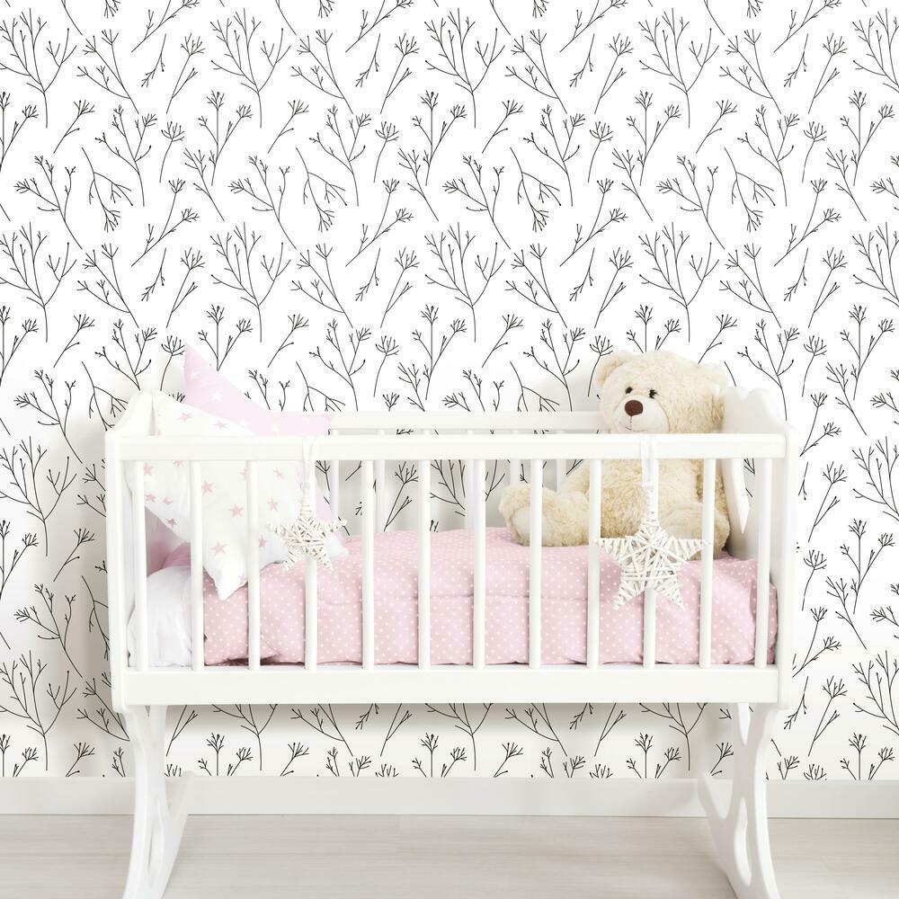 Twigs Peel and Stick Wallpaper Peel and Stick Wallpaper RoomMates   