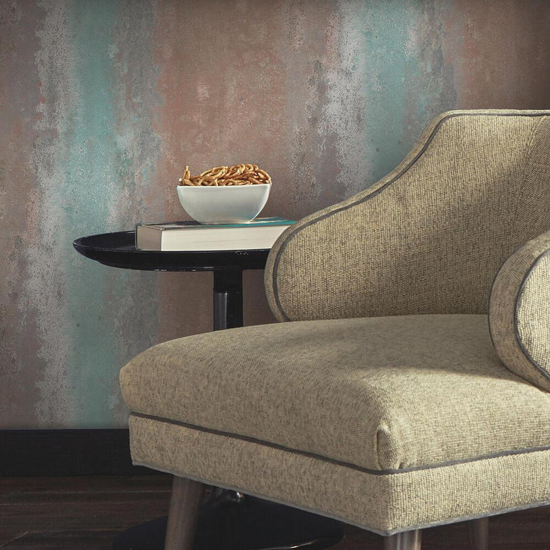 Oxidized Metal Peel and Stick Wallpaper Peel and Stick Wallpaper RoomMates   