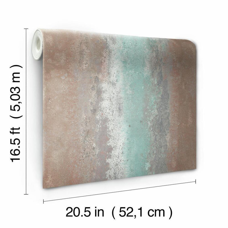 Oxidized Metal Peel and Stick Wallpaper Peel and Stick Wallpaper RoomMates   