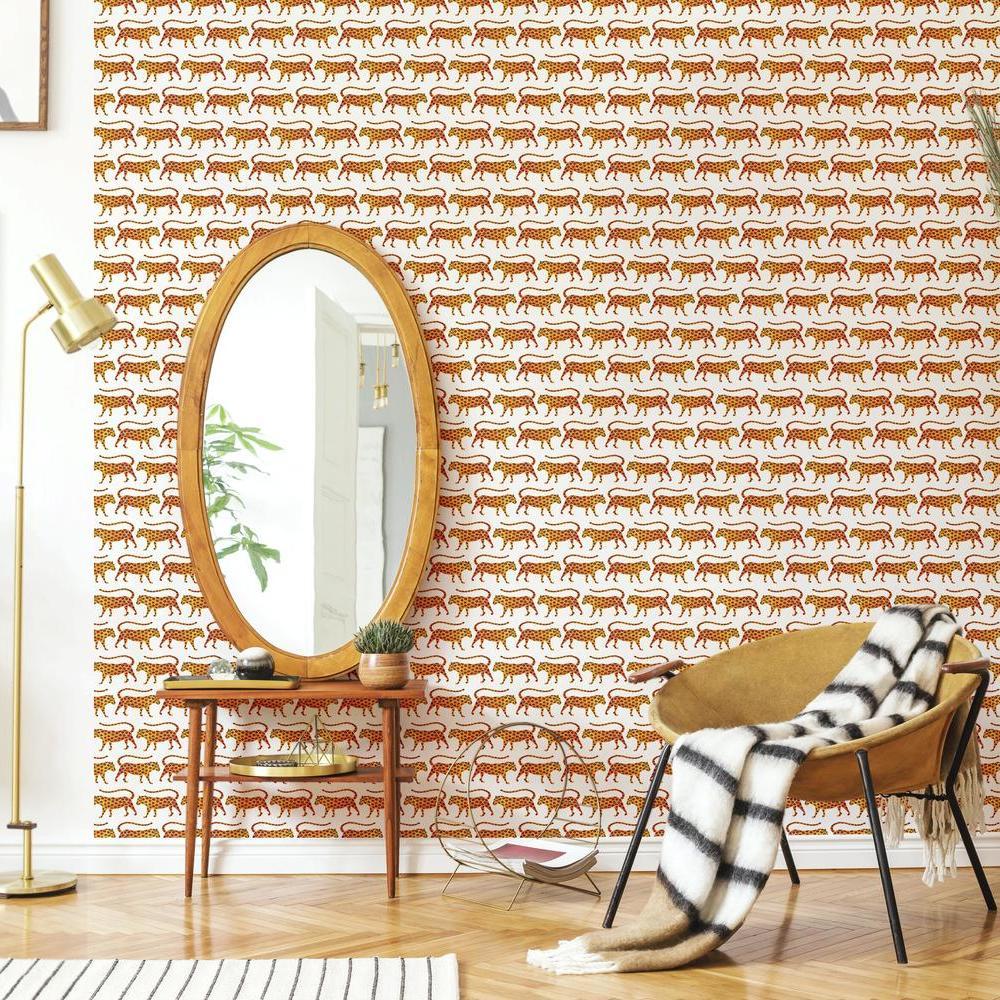 CatCoq Jaguars Peel and Stick Wallpaper Peel and Stick Wallpaper RoomMates   