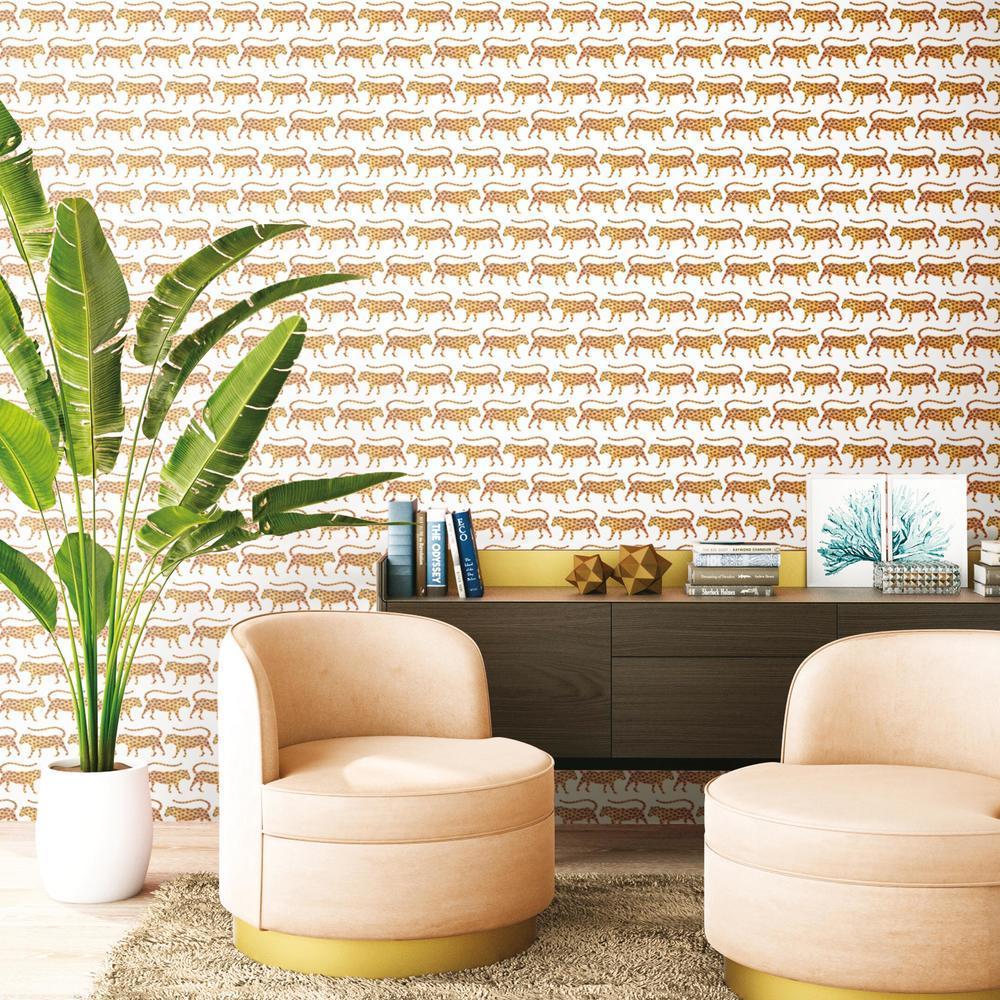 CatCoq Jaguars Peel and Stick Wallpaper Peel and Stick Wallpaper RoomMates   