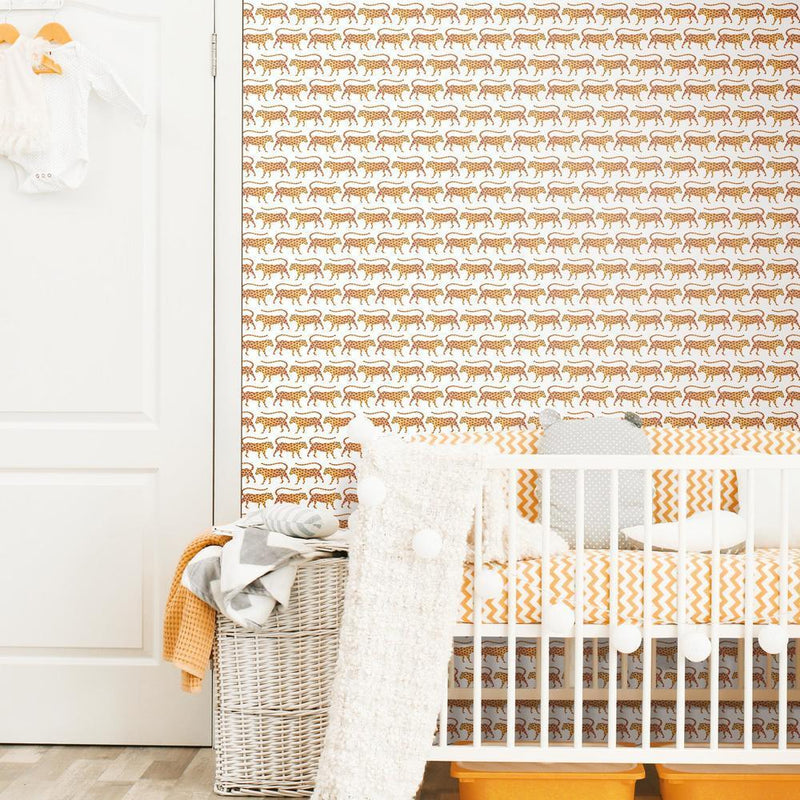 CatCoq Jaguars Peel and Stick Wallpaper Peel and Stick Wallpaper RoomMates   