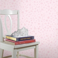 Disney Princess Icons Peel and Stick Wallpaper with Glitter Peel and Stick Wallpaper RoomMates   