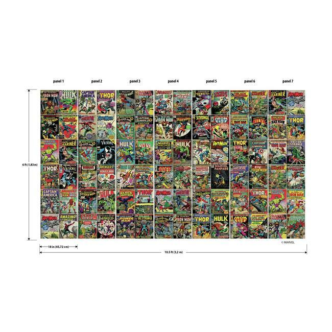 Marvel Comic Cover Wall Mural Wall Mural RoomMates   