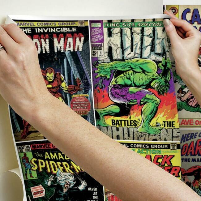 Marvel Comic Cover Wall Mural Wall Mural RoomMates   