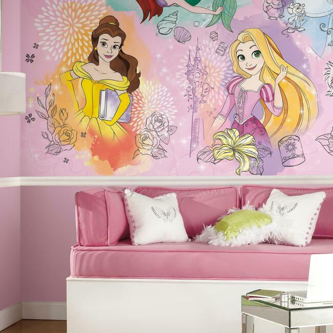 Disney Princess Peel & Stick Wall Mural Wall Mural RoomMates   