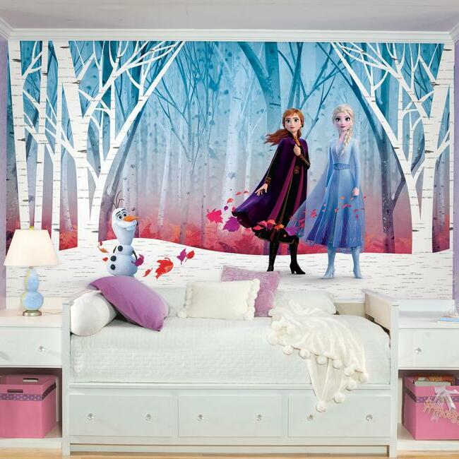Disney Frozen 2 Woodland Tree Peel and Stick Wall Mural Wall Mural RoomMates   