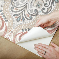 Bohemian Damask Peel and Stick Wallpaper Peel and Stick Wallpaper RoomMates   