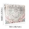 Bohemian Damask Peel and Stick Wallpaper Peel and Stick Wallpaper RoomMates   