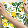 Lemon Zest Peel and Stick Wallpaper Peel and Stick Wallpaper RoomMates   