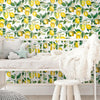 Lemon Zest Peel and Stick Wallpaper Peel and Stick Wallpaper RoomMates   
