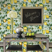 Lemon Zest Peel and Stick Wallpaper Peel and Stick Wallpaper RoomMates   