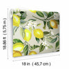 Lemon Zest Peel and Stick Wallpaper Peel and Stick Wallpaper RoomMates   