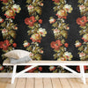 Vintage Floral Stripe Peel and Stick Wallpaper Peel and Stick Wallpaper RoomMates   