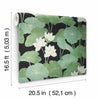 Lily Pad Peel and Stick Wallpaper Peel and Stick Wallpaper RoomMates   