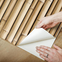 Bamboo Peel and Stick Wallpaper Peel and Stick Wallpaper RoomMates   