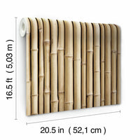 Bamboo Peel and Stick Wallpaper Peel and Stick Wallpaper RoomMates   