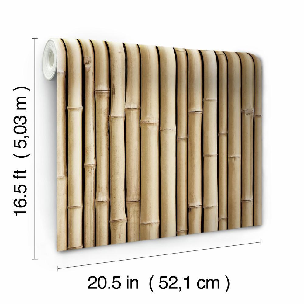 Bamboo Peel and Stick Wallpaper Peel and Stick Wallpaper RoomMates   