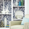 Batik Tropical Leaf Peel and Stick Wallpaper Peel and Stick Wallpaper RoomMates   