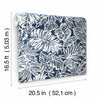 Batik Tropical Leaf Peel and Stick Wallpaper Peel and Stick Wallpaper RoomMates   
