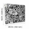 Batik Tropical Leaf Peel and Stick Wallpaper Peel and Stick Wallpaper RoomMates   