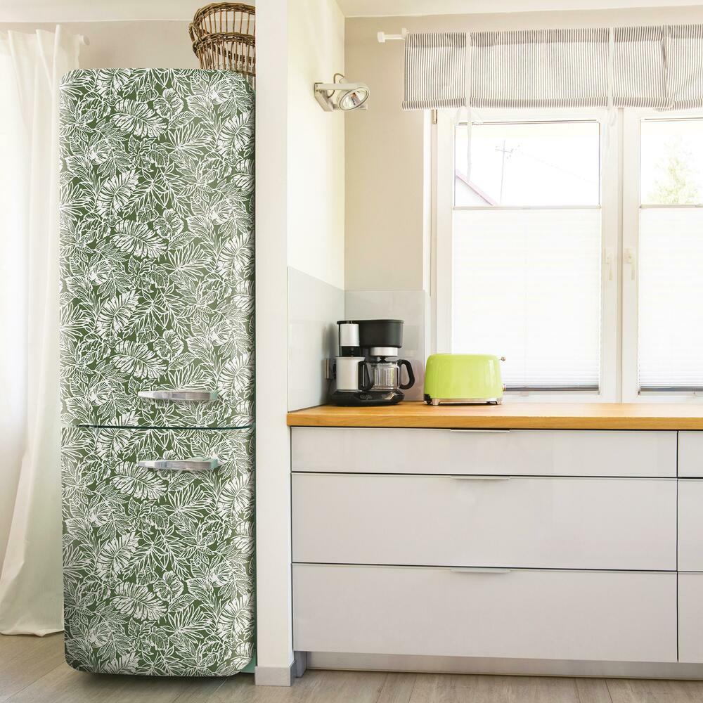 Batik Tropical Leaf Peel and Stick Wallpaper Peel and Stick Wallpaper RoomMates   