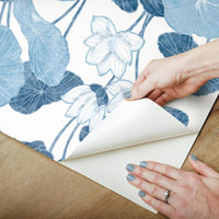 Lily Pad Peel and Stick Wallpaper Peel and Stick Wallpaper RoomMates   