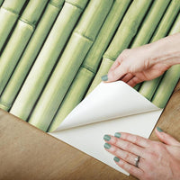 Bamboo Peel and Stick Wallpaper Peel and Stick Wallpaper RoomMates   