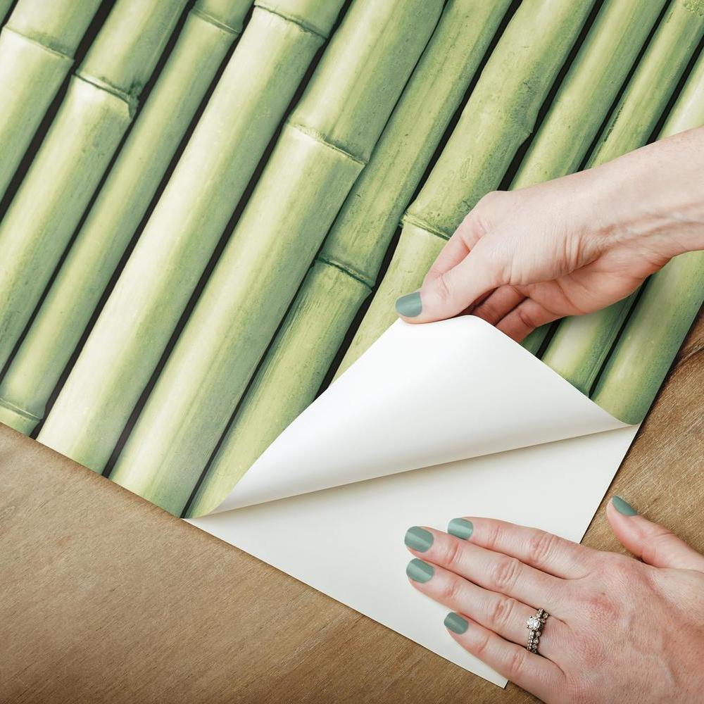 Bamboo Peel and Stick Wallpaper Peel and Stick Wallpaper RoomMates   