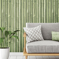 Bamboo Peel and Stick Wallpaper Peel and Stick Wallpaper RoomMates   