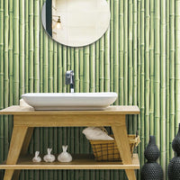Bamboo Peel and Stick Wallpaper Peel and Stick Wallpaper RoomMates   