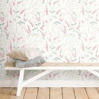 Floral Sprig Peel and Stick Wallpaper Peel and Stick Wallpaper RoomMates   