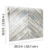 Herringbone Wood Boards Peel and Stick Wallpaper Peel and Stick Wallpaper RoomMates   