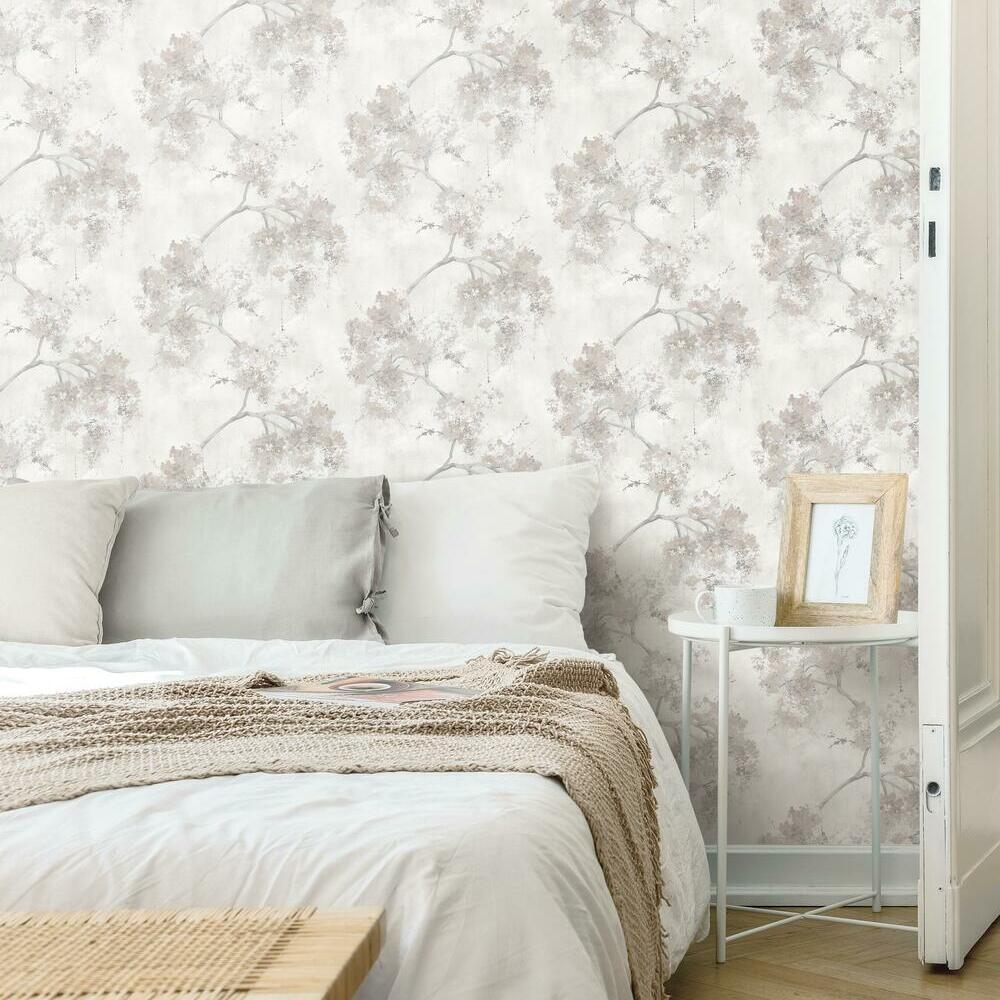 Weeping Cherry Tree Blossom Peel and Stick Wallpaper Peel and Stick Wallpaper RoomMates   