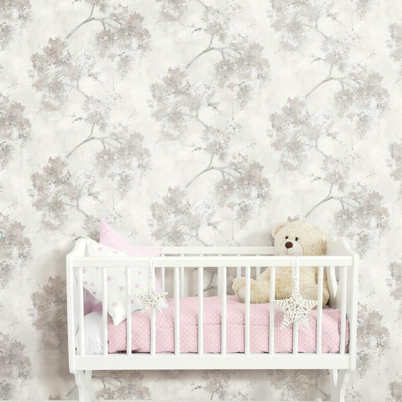 Weeping Cherry Tree Blossom Peel and Stick Wallpaper Peel and Stick Wallpaper RoomMates   